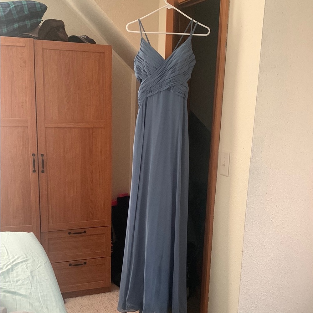 Elegant Blue Evening Gown